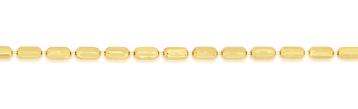 SOLID OVAL BEADED BALL LINK 1.2MM