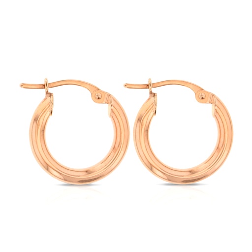 [EAR340] 9P PLAIN 10MM HOOP EARRING