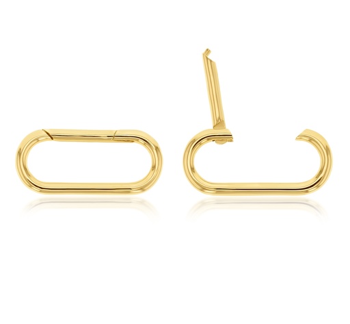 [ENH23-9Y] 9Y 19MM PLAIN OVAL ENHANCER CLIP