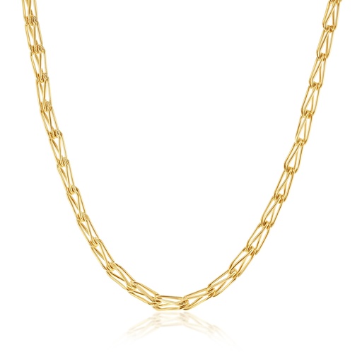 9CT SILVER FILLED OPEN FOXTAIL PLAIN 5.7MM