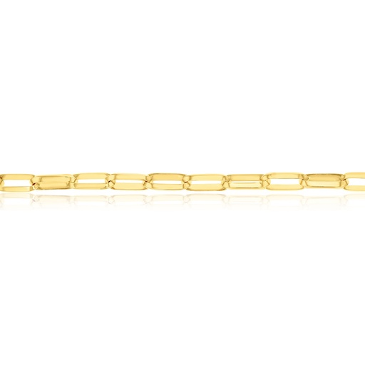 SOLID KNIFE EDGE PAPERCLIP CHAIN 6.3MM