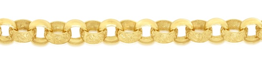 SOLID ROUND ENGRAVED BELCHER 9.5MM