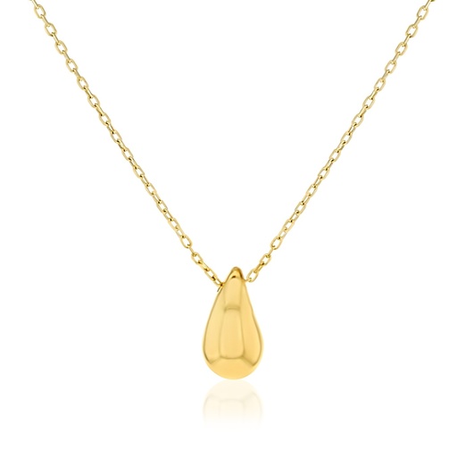 [BB201] 9Y SMALL TEARDROP SLIDING PENDANT ON CHAIN