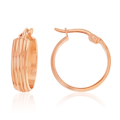 [EAR1168] ## 9R PLAIN STRIPED HOOP