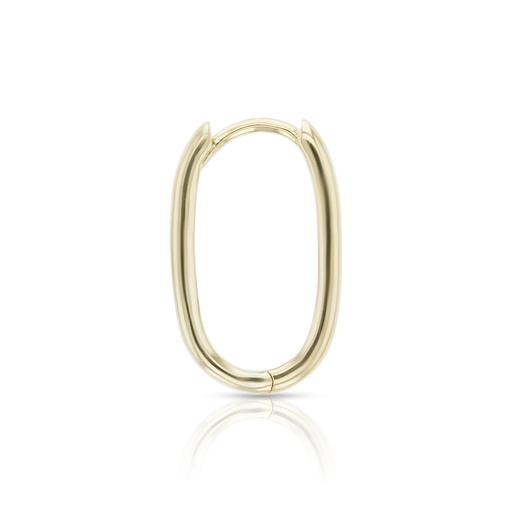 [EAR880] 9Y PAPERCLIP 14.5MM OVAL HUGGIE