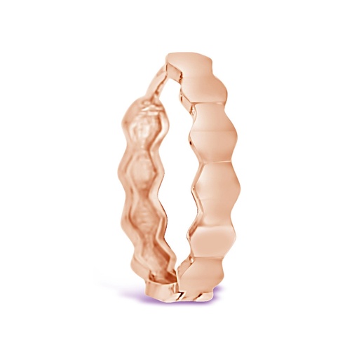 [EAR856] ## 9R FACETED HEXAGON 12MM HUGGIE