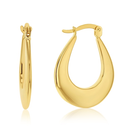 [EAR1175] ## 9Y FLAT GRADUATED HOOP
