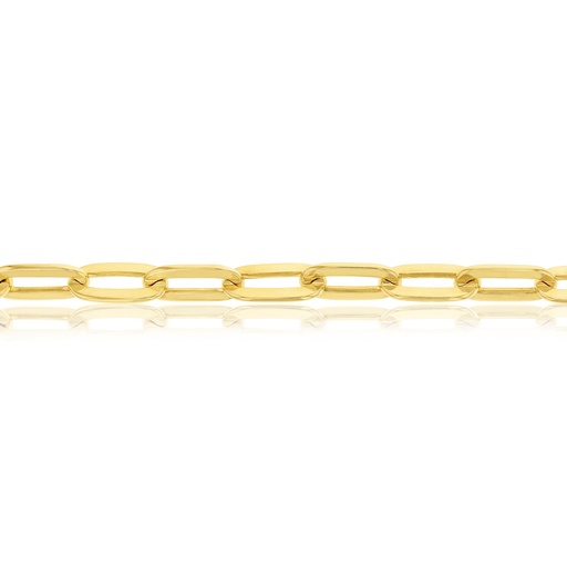 SOLID OVAL CABLE HAMMERED 9.5MM WIDE