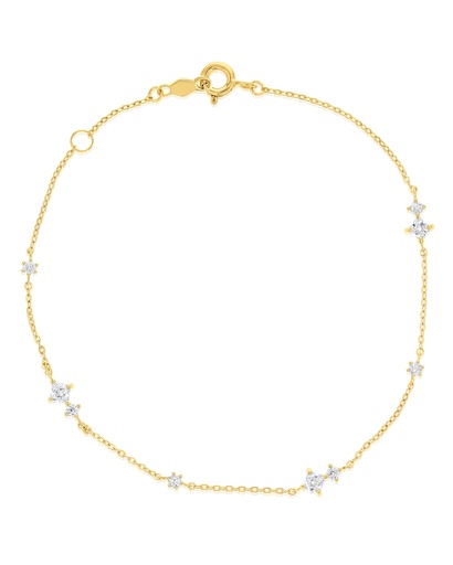 [BB209] 9Y MULTI CZ CONSTELLATION STYLE BRACELET