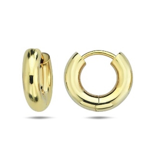 [EAR1201] PREORDER - 9Y 4MM WIDE ROUND TUBE HUGGIE X 8MM