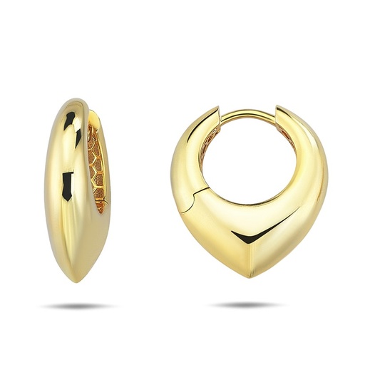 [EAR1203] 9Y SOFT POINTED UPSIDE DOWN TEARDROP HUGGIE