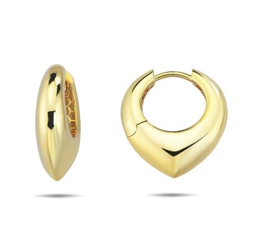[EAR1203] PREORDER - 9Y SOFT POINTED UPSIDE DOWN TEARDROP HUGGIE