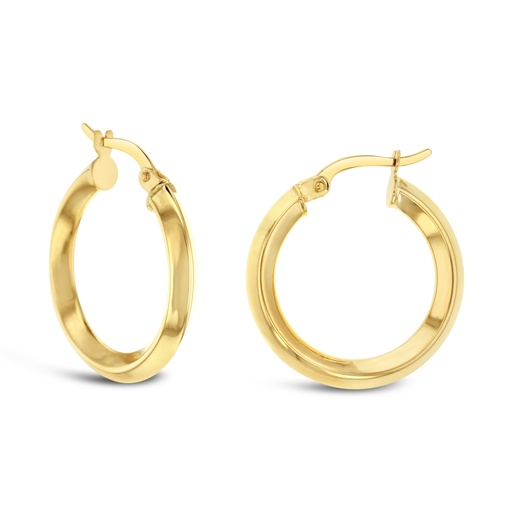 [EAR923] ## 9Y KNIFE EDGE 15MM HOOP