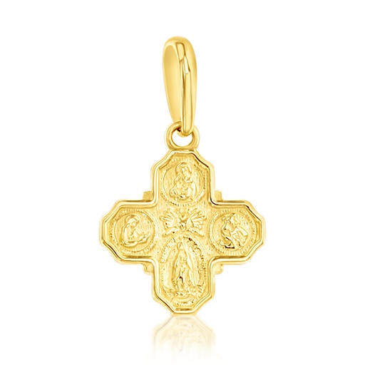 [RCP67] 9Y MOTHER MADONNA CROSS MEDALLION