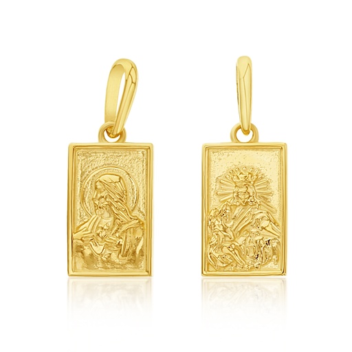 [RCP68] 9Y DOUBLE SIDED SMALL RELIGIOUS MEDALLION