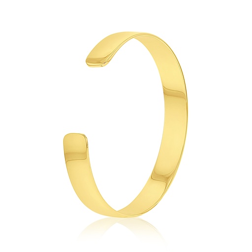 SOLID FLAT 10MM CUFF BANGLE