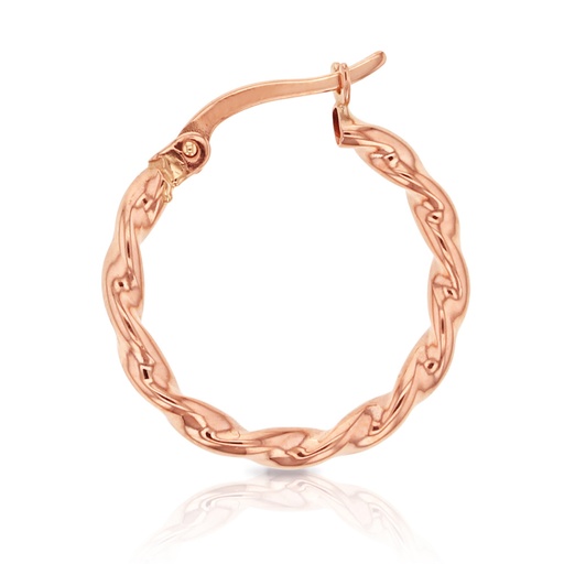 [EAR695] ### 9R 2.5MM TWISTED HOOPS