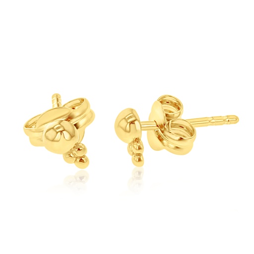 [EAR1218] ### 9Y PETITE MULTI DOT CLUSTER STUD EARRING