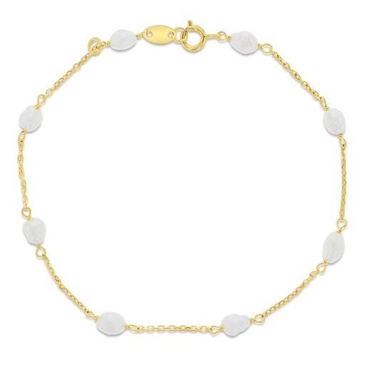 [BB216] 9Y MULTI BAROQUE PEARL BRACELET