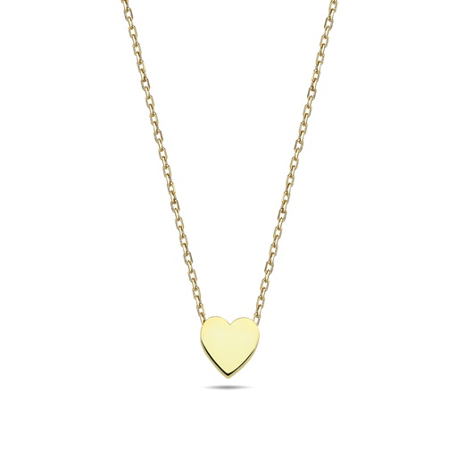 [BB218] 9Y 6MM SLIDING HEART PENDANT ON CHAIN