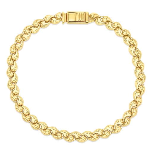 [BB224] 9Y INTERWOVEN TEARDROP BRACELET