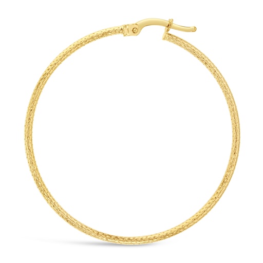 [EAR952] ## 9Y 35MM SPECKLED TEXTURE HOOPS