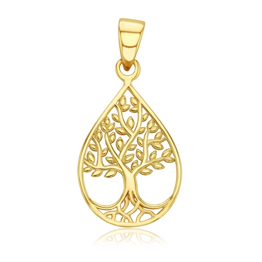 [PD156] 9Y TEARDROP TREE OF LIFE PENDANT