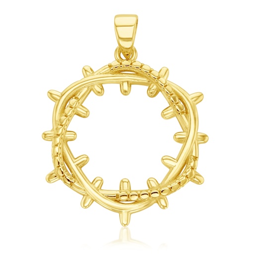 [PD157] ### 9Y CROWN OF THORNS PENDANT