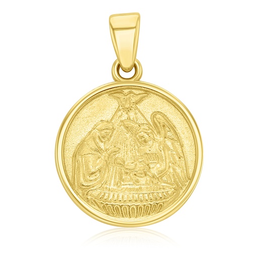 [RCP77] 9Y MATTE BAPTISM PENDANT