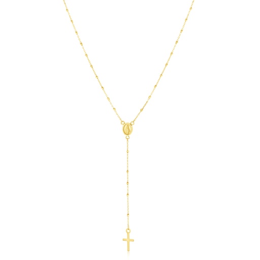 [BB232] 9Y FINE ROSARY NECKLACE
