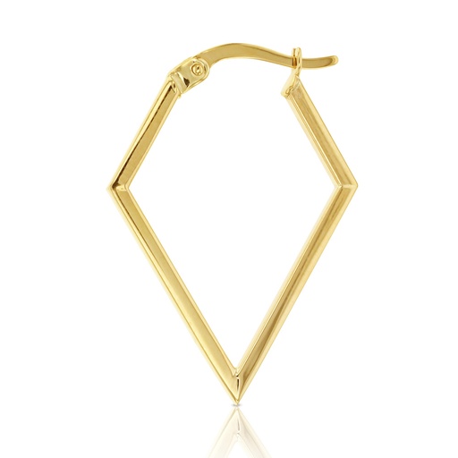 [EAR692] ## 9Y 1.5MM DIAMOND SHAPED HOOP