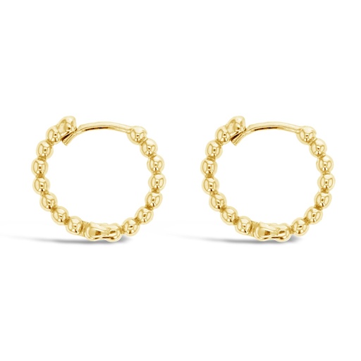 [EAR480] 9Y BEADED HUGGIE