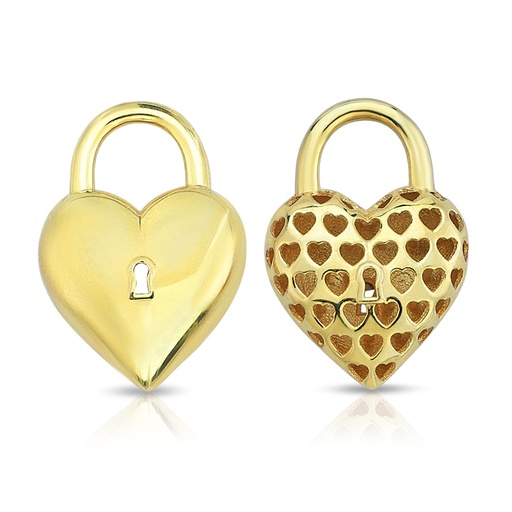 [PD169] 9Y HEART LOCK PENDANT