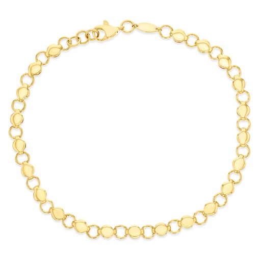 [BB260] 9Y MARQUISE LINK STATION BRACELET