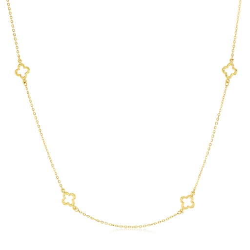 [BB270] 9Y FOUR OPEN CLOVER NECKLACE