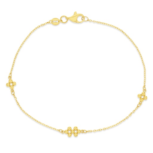 [BB275] 9Y FLOWER CLUSTER BEADS BRACELET