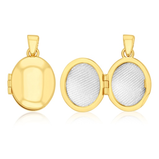 [PD172] 9Y OVAL LOCKET PENDANT