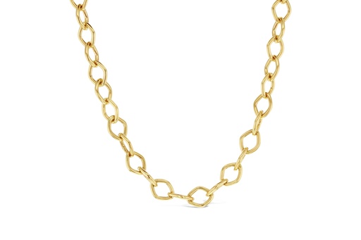 9CT SILVER FILLED DIAM LINK SMALL PLAIN