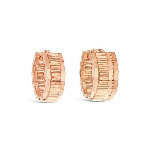 [EAR1013] ## 9R FANCY DIAMOND CUT HUGGIE RIDGES