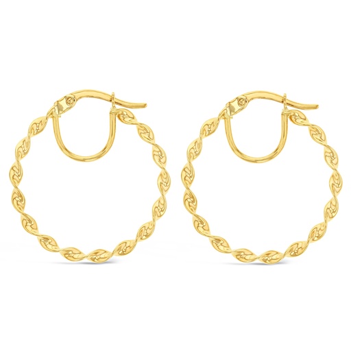 [EAR1007] ## 9Y TWIST HOOP
