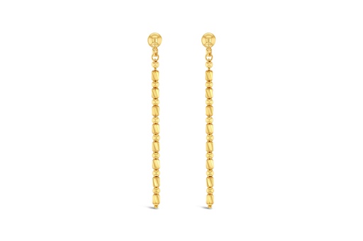 [EAR978] ## 9Y FANCY BAR & BALL DROP