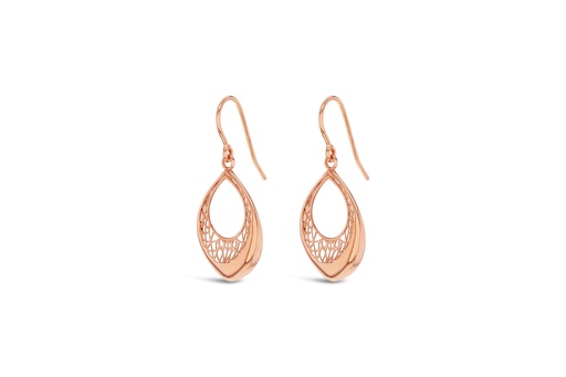 [EAR1001] ## 9R FILIGREE OPEN TEARDROP DROP
