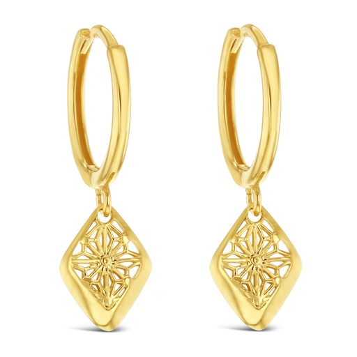 [EAR990] ## 9Y FILIGREE STAR TRIANGLE HUGGIE