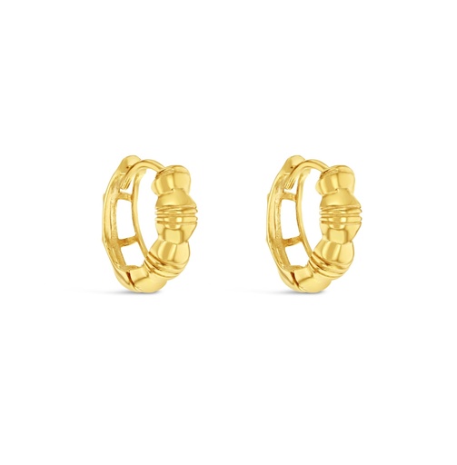 [EAR1014] ## 9Y DIAMOND CUT BUBBLE HUGGIES