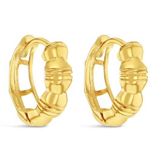 [EAR1014] ## 9Y DIAMOND CUT BUBBLE HUGGIES