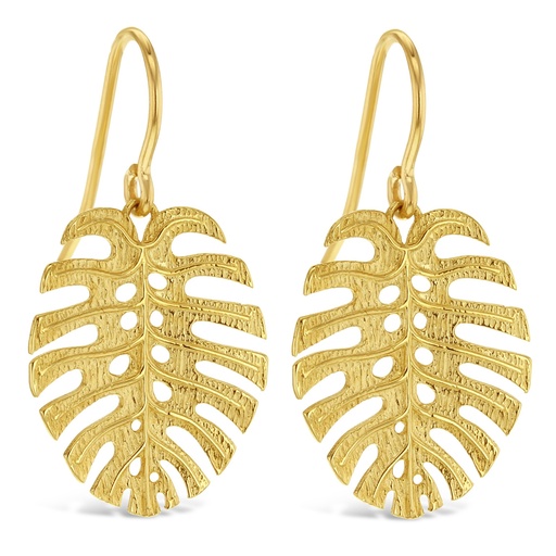 [EAR975] ## 9Y LEAF DROP EARRING