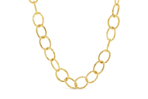 SOLID CIRCLE LINK MEDIUM PLAIN & TWIST